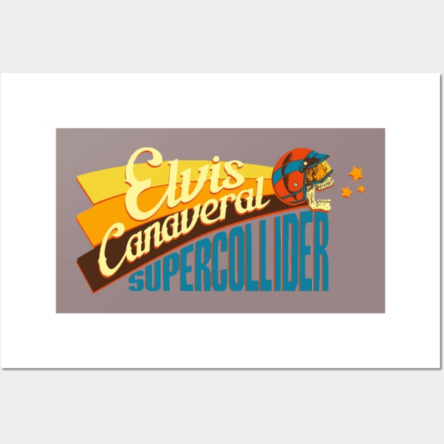 Elvis Canaveral: Supercollider! Wall Art by Elvira Khan